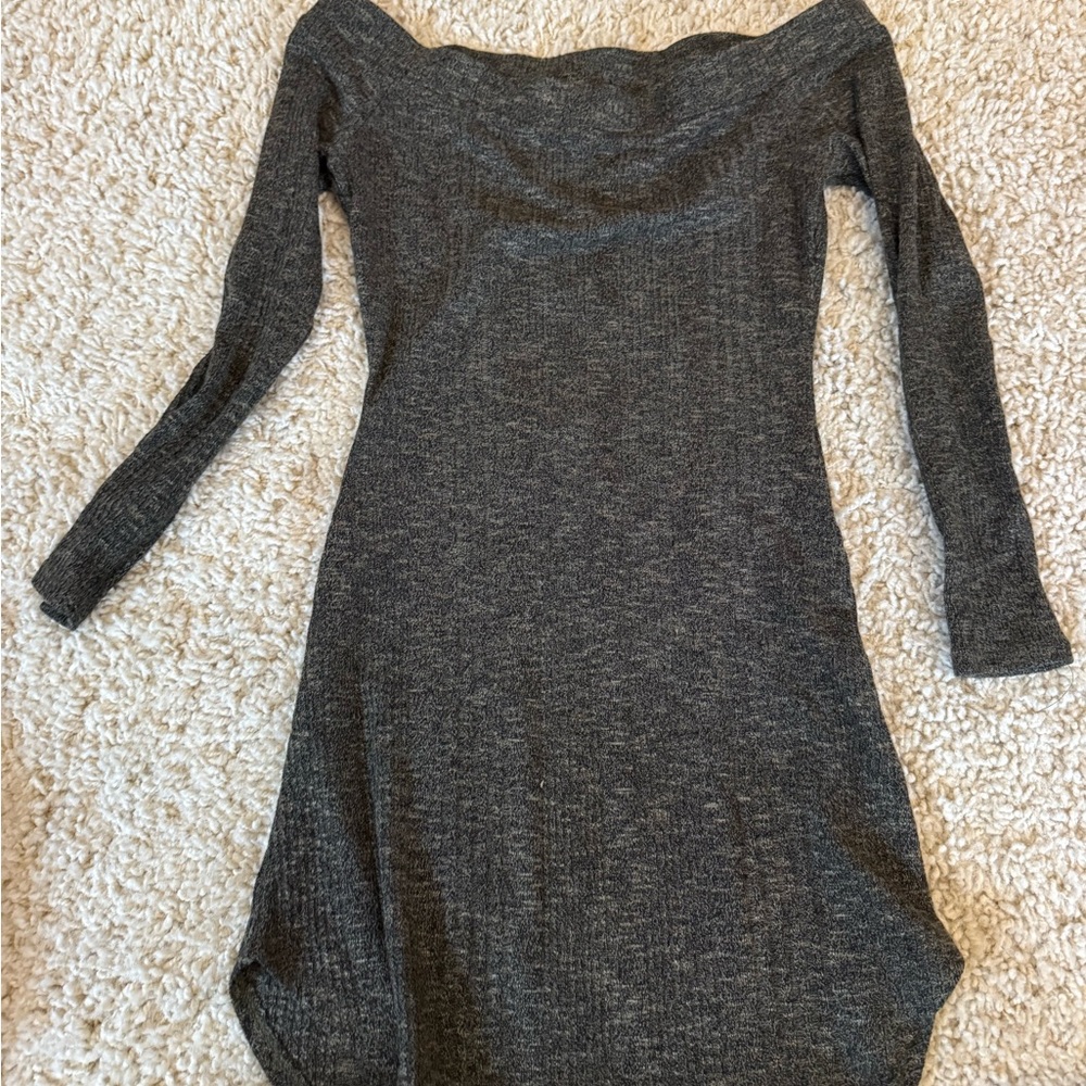 Ripe Charcoal Long Sleeve Dress